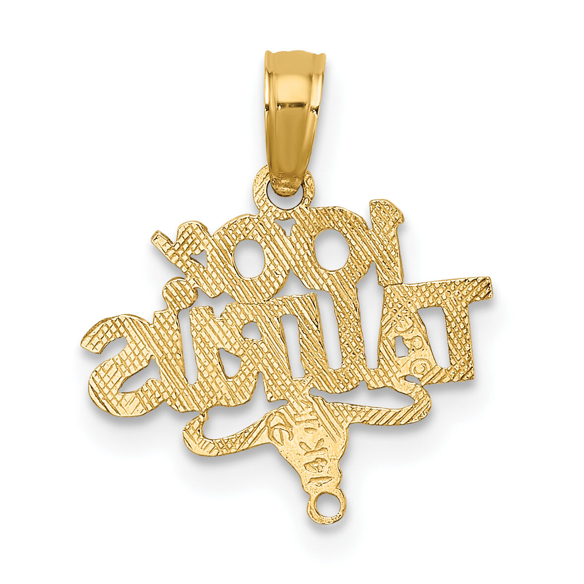 14K 100% TAURUS Zodiac Charm-D4055