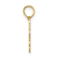 14K 100% CANCER Zodiac Charm-D4057