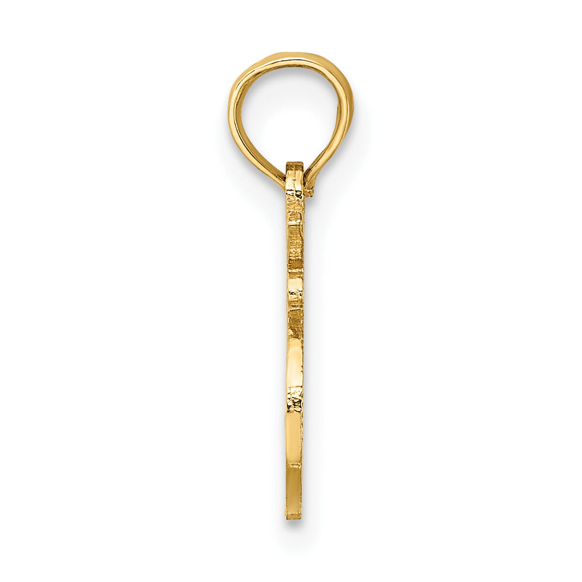14K 100% LEO Zodiac Charm-D4058