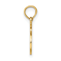 14K 100% LEO Zodiac Charm-D4058
