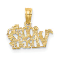 14K 100% VIRGO Zodiac Charm-D4059
