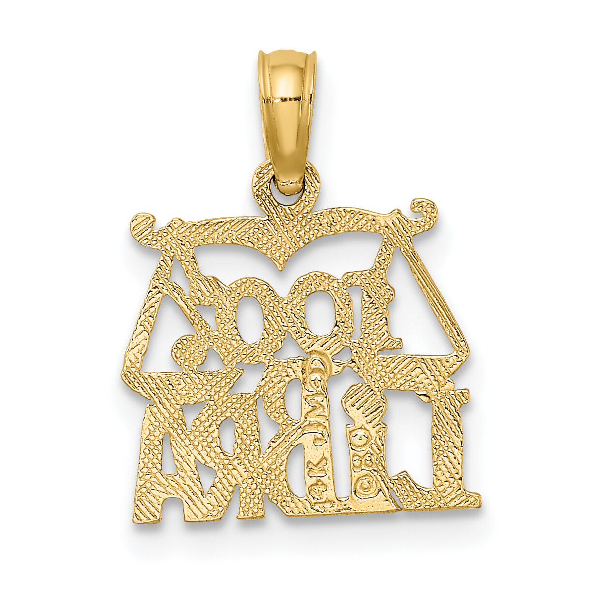 14K 100% LIBRA Zodiac Charm-D4060