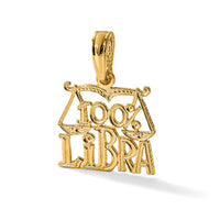 14K 100% LIBRA Zodiac Charm-D4060