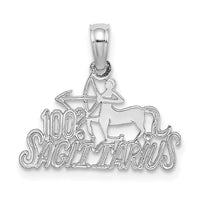 14k WG 100% SAGITTARIUS Zodiac Charm-D4062W