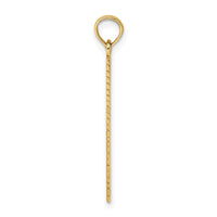14k Six Inch Ruler Charm-D4066