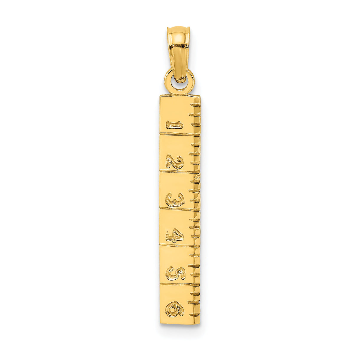 14k Six Inch Ruler Charm-D4066