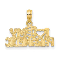 14K I HEART MY PARAMEDIC Charm-D4073