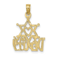 14K I HEART MY DEPUTY Charm-D4075
