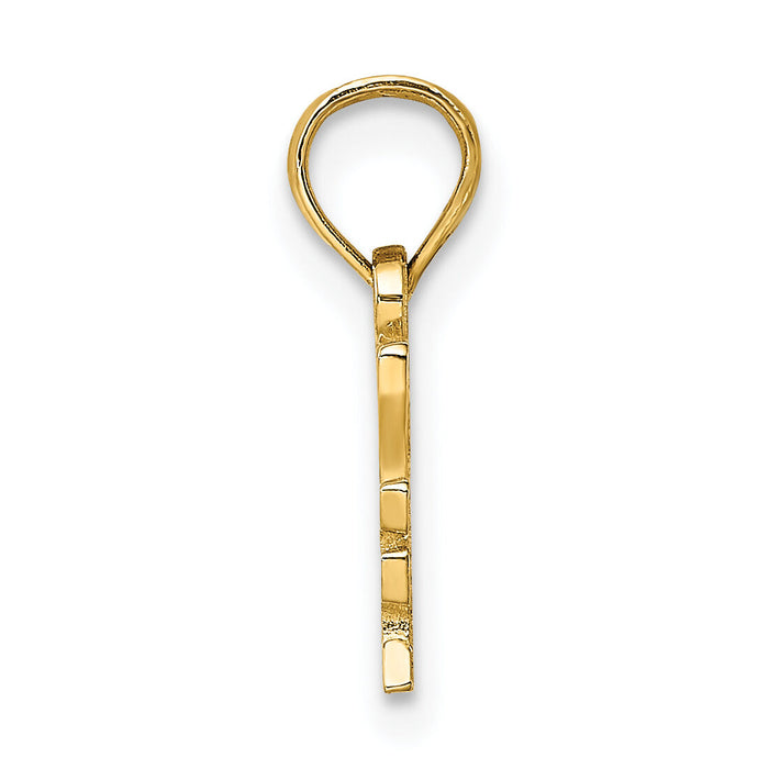 14K I HEART MY DETECTIVE Charm-D4076