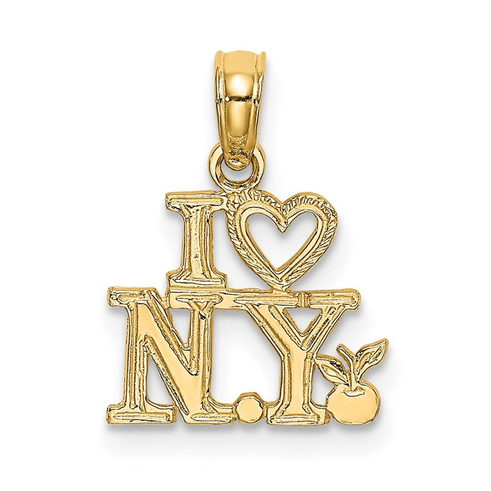 14K I HEART NY Charm-D4082