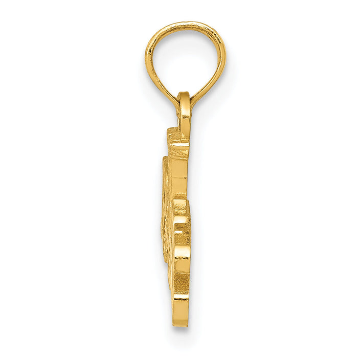 14K PARIS With Eiffel Tower Pendant-D4087
