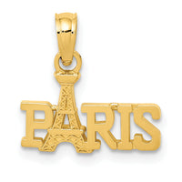 14K PARIS With Eiffel Tower Pendant-D4087