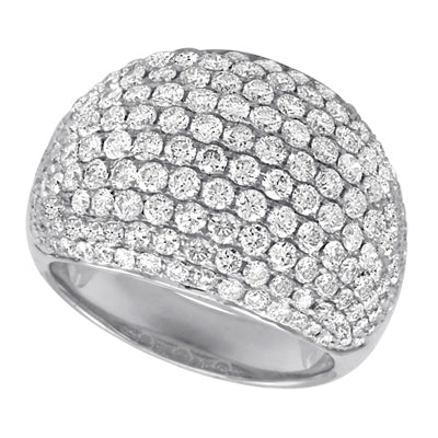 White Gold Diamond Pave Fashion