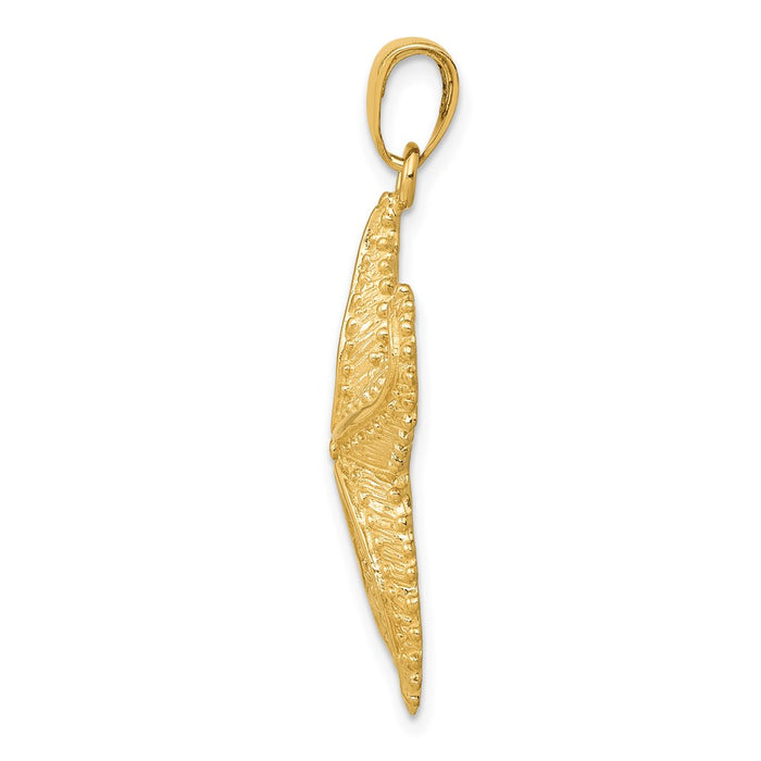 14K Starfish Pendant-D4104