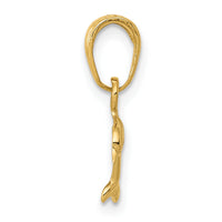 14K Mini Dolphin Pendant-D4121