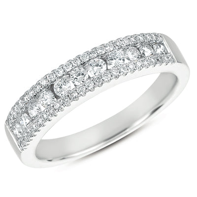 White Gold Diamond Band