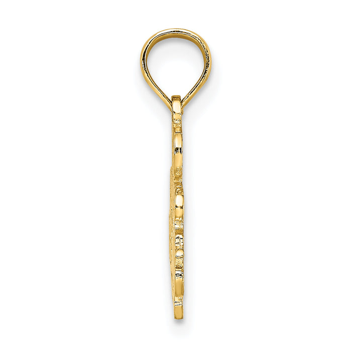 14K I'D RATHER BE SAILING Charm-D4150