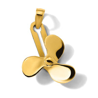 14K Moveable 3 Blade Propeller Pendant-D4161