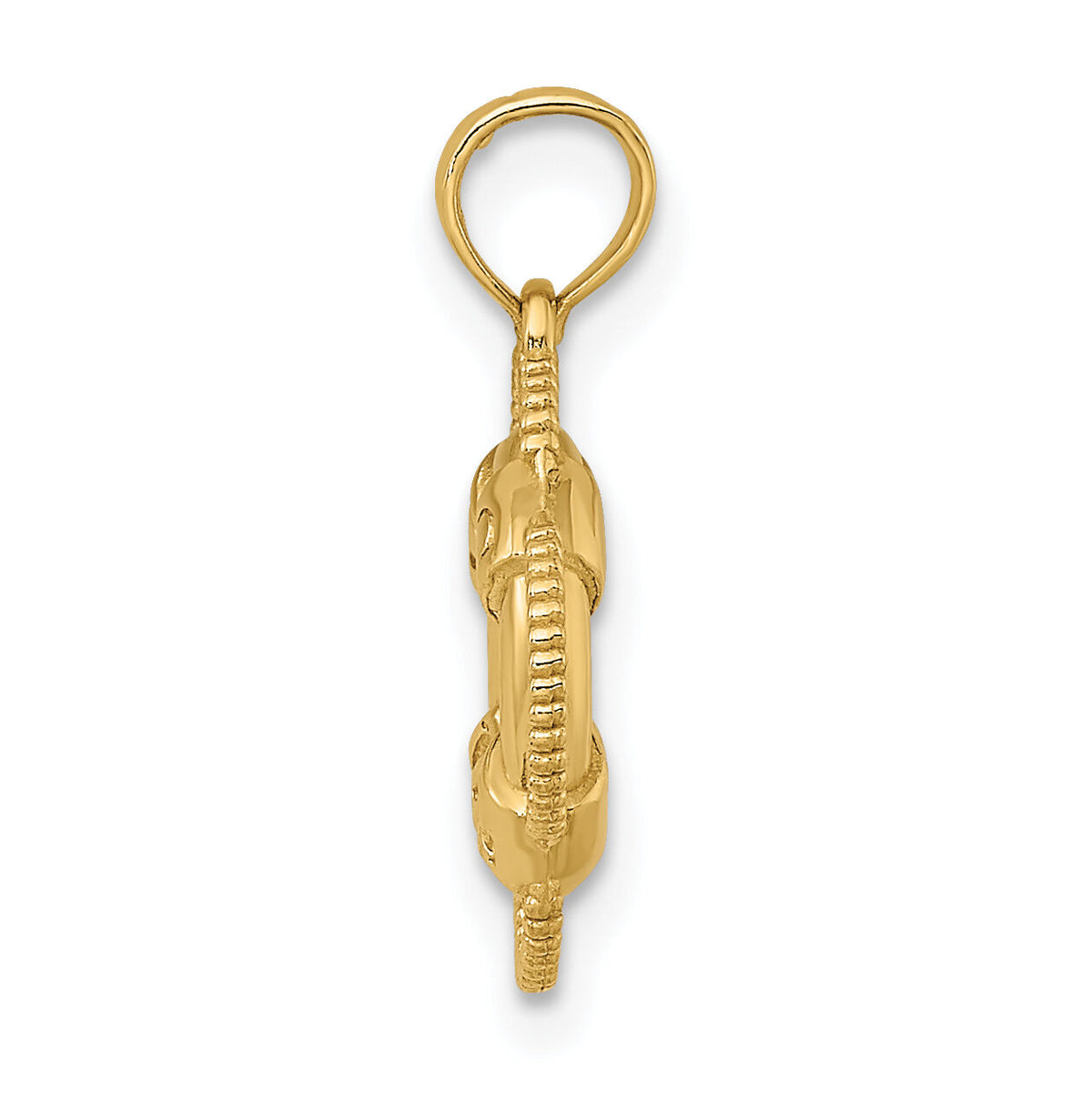 14K 3D Lifesaver Charm-D4170