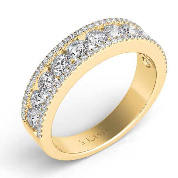 Yellow Gold Diamond Band