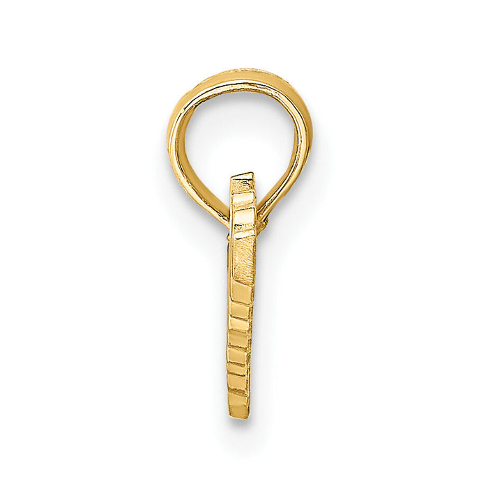 14k TEACHER Charm-D4177