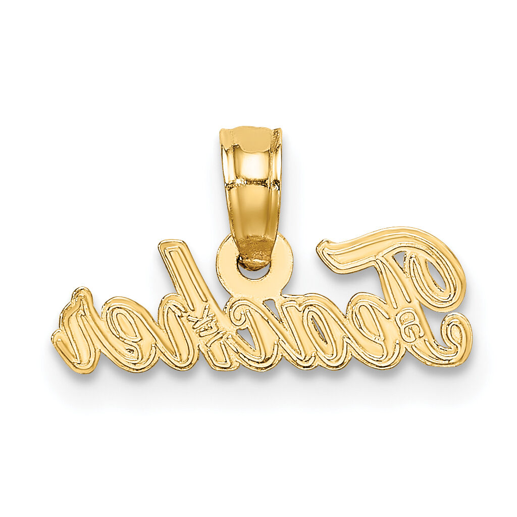 14k TEACHER Charm-D4177
