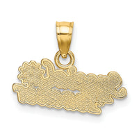 14k SPECIAL TEACHER with Flower Charm-D4178