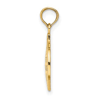 14K Our First Christmas Ornament Charm-D4242