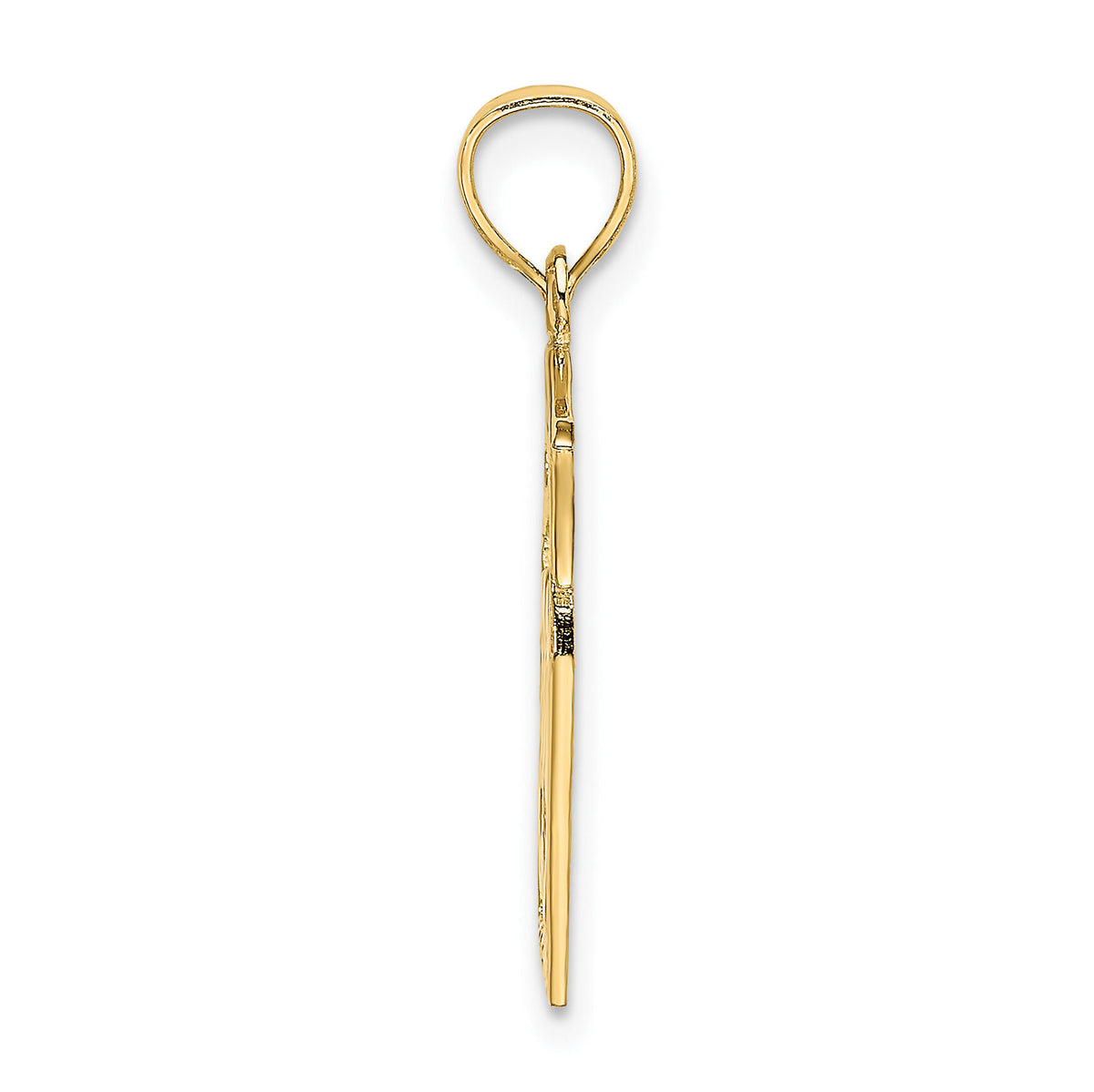 14K Comedy/Tragedy Drama Story in Frame Charm-D4260