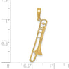 14K Trombone Pendant-D4262