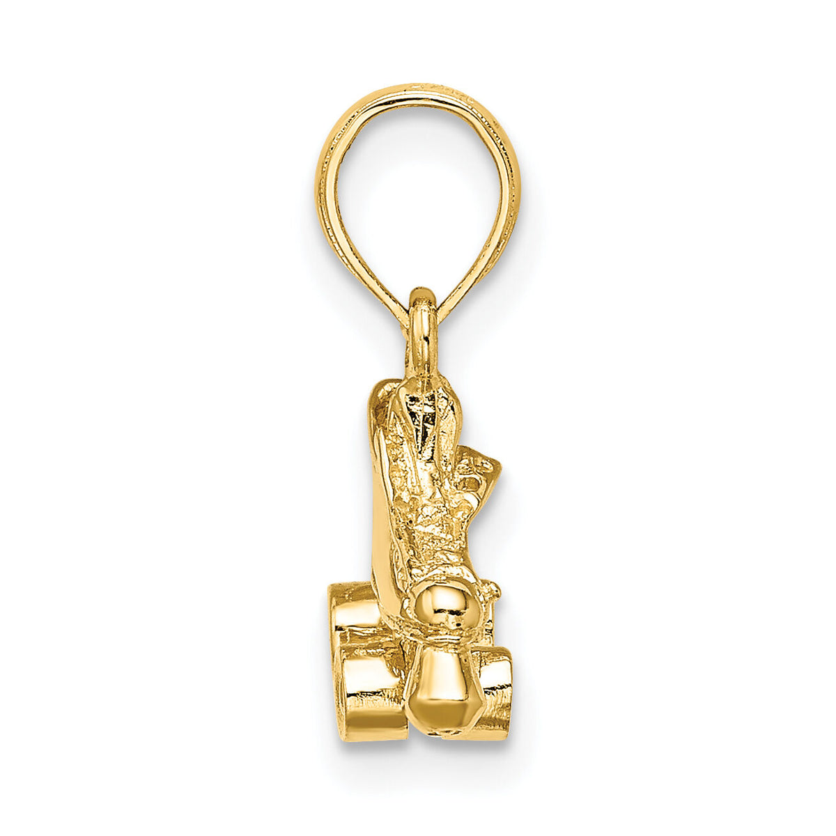 14K 3-D Roller Skate Charm-D4267
