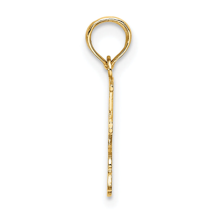 14K I HEART w/Roller Skate Charm-D4268