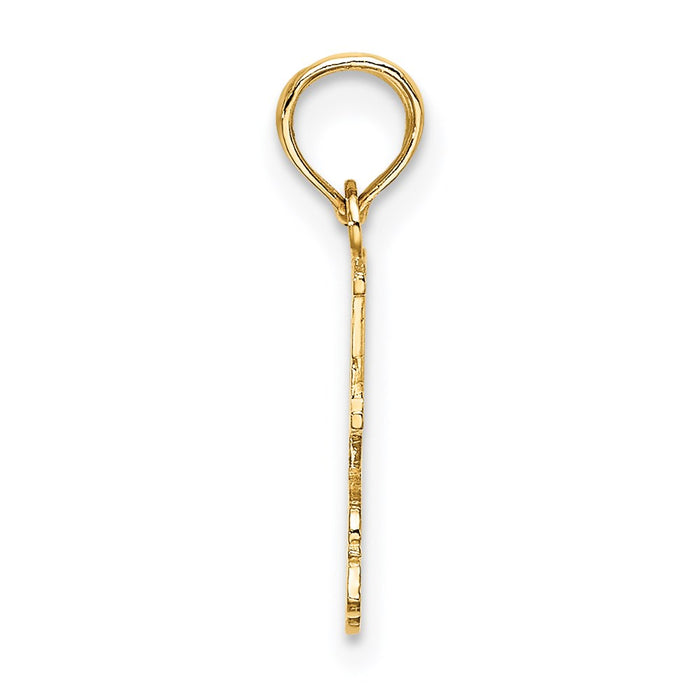 14K I HEART w/Roller Skate Charm-D4268