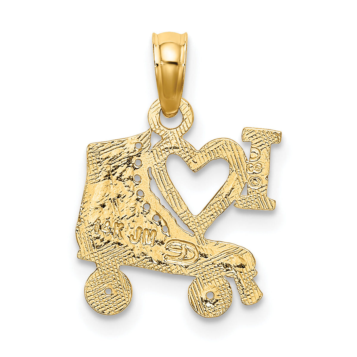 14K I HEART w/Roller Skate Charm-D4268