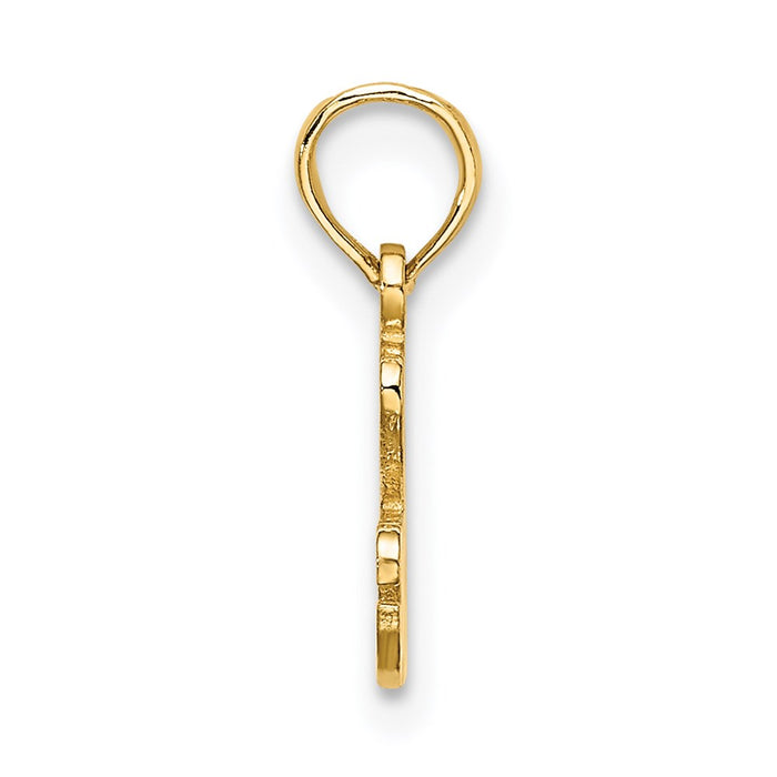 14K I HEART RACING Charm-D4269