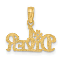 14K #1 DIVER Charm-D4270