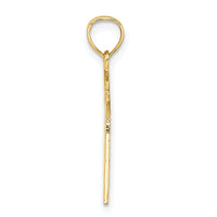 14K SWIMMER In Frame Charm-D4271
