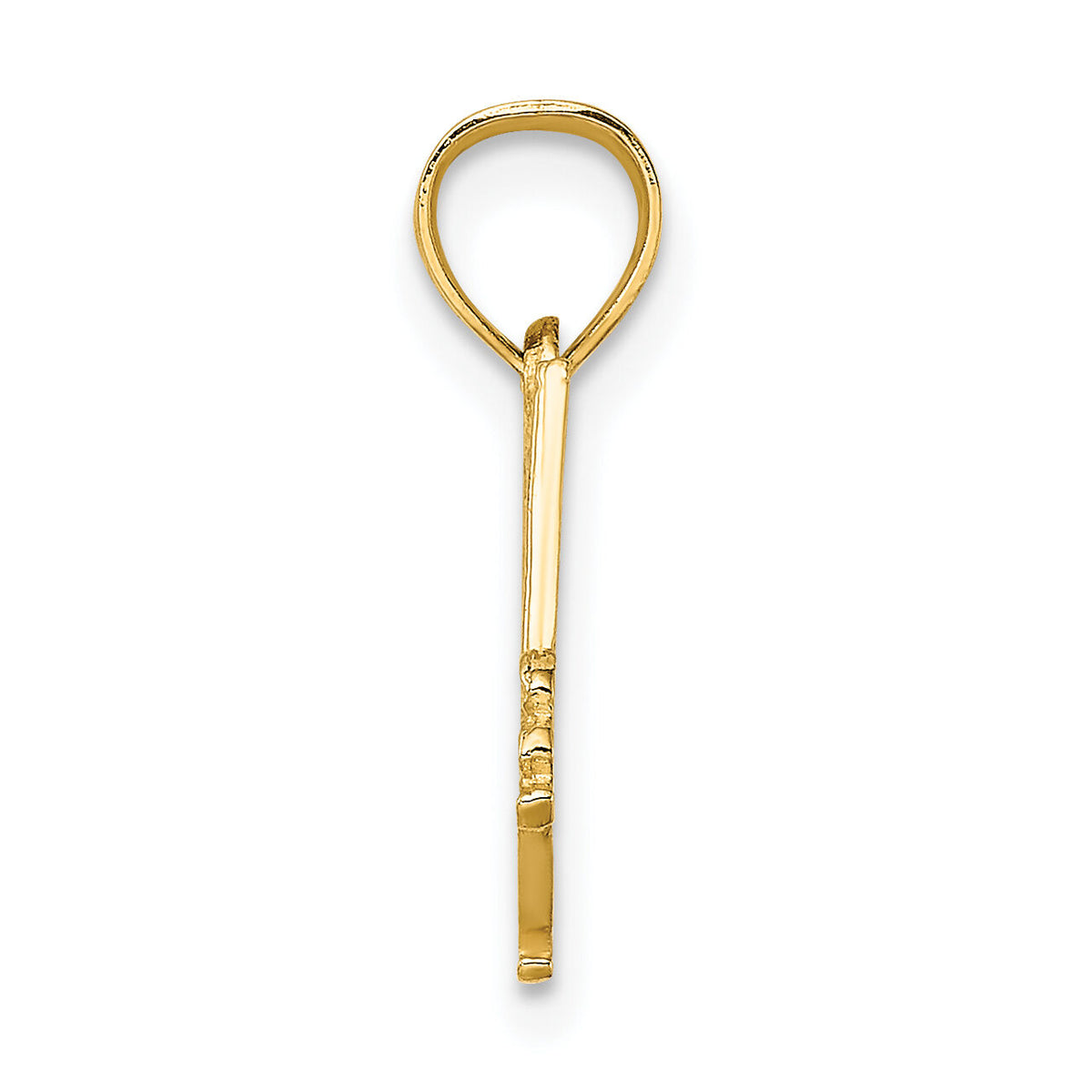 14K I LOVE HOCKEY Charm-D4276