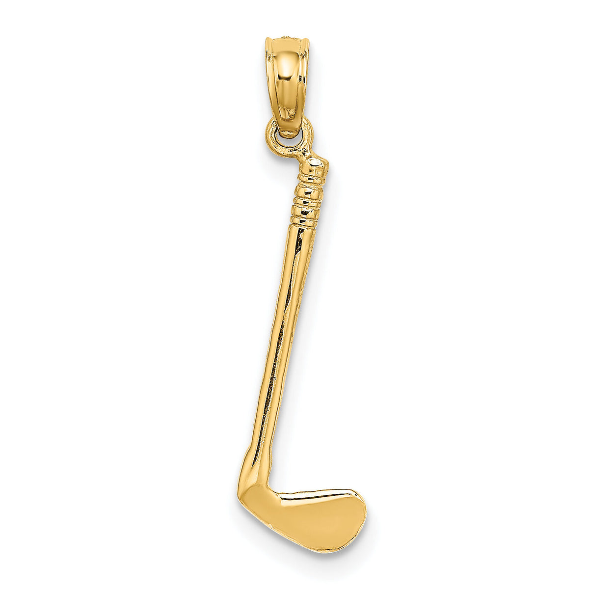 14K 3-D Club Charm-D4280
