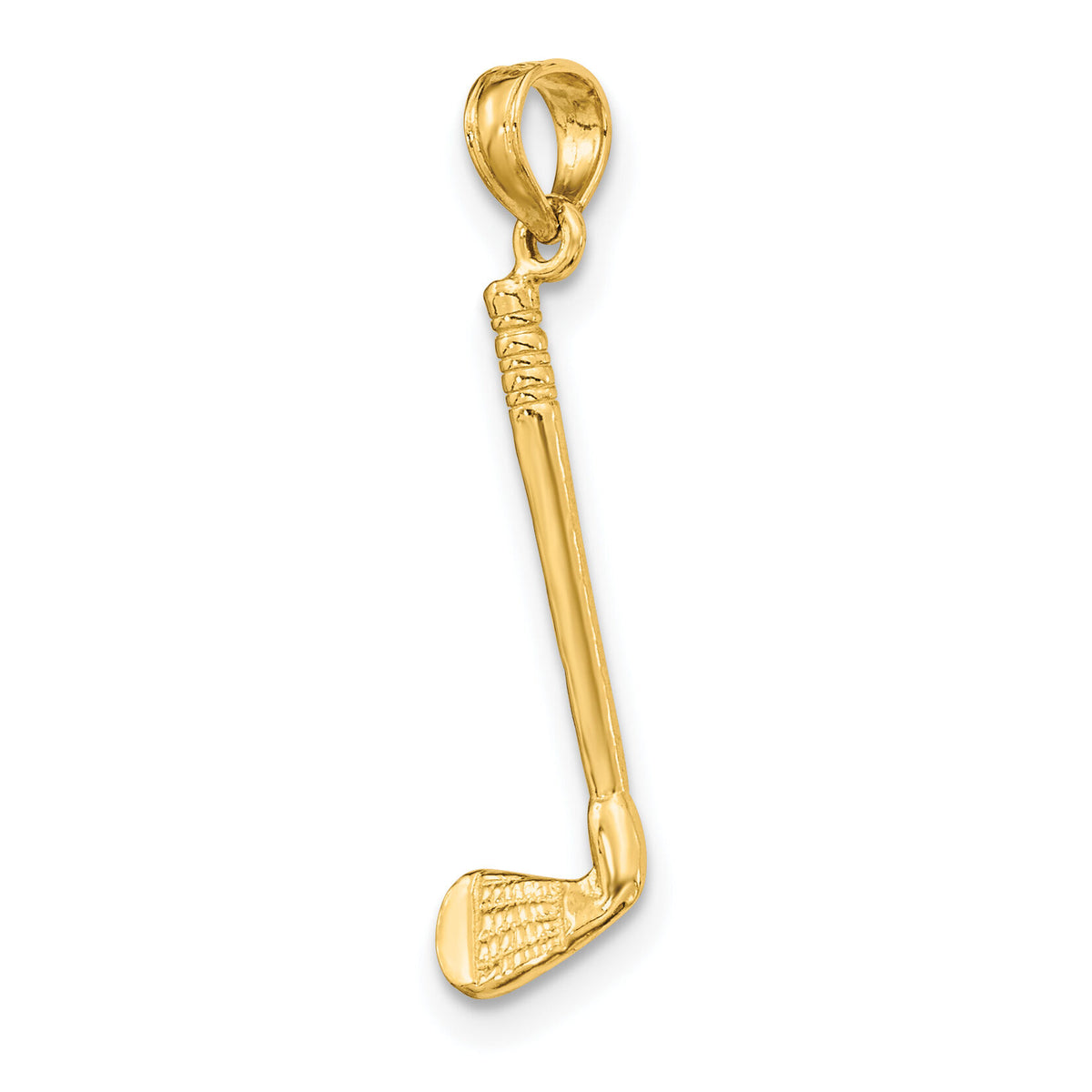 14K 3-D Club Charm-D4280