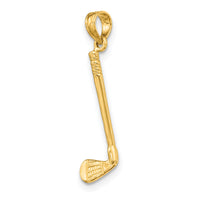 14K 3-D Club Charm-D4280