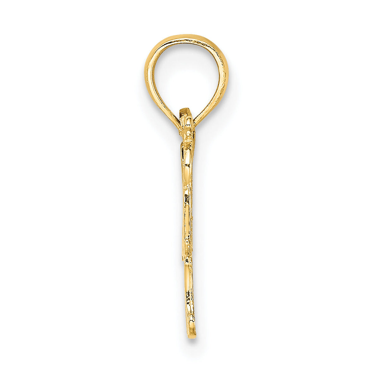 14K SOFTBALL MOM w/ Bat And Ball Charm-D4286