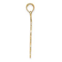 14K Baseball Batter Charm-D4288