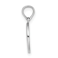 14K White Gold Mini Fleur de Lis Charm-D4369W