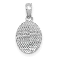 14K White Gold Mini Fleur de Lis Charm-D4369W
