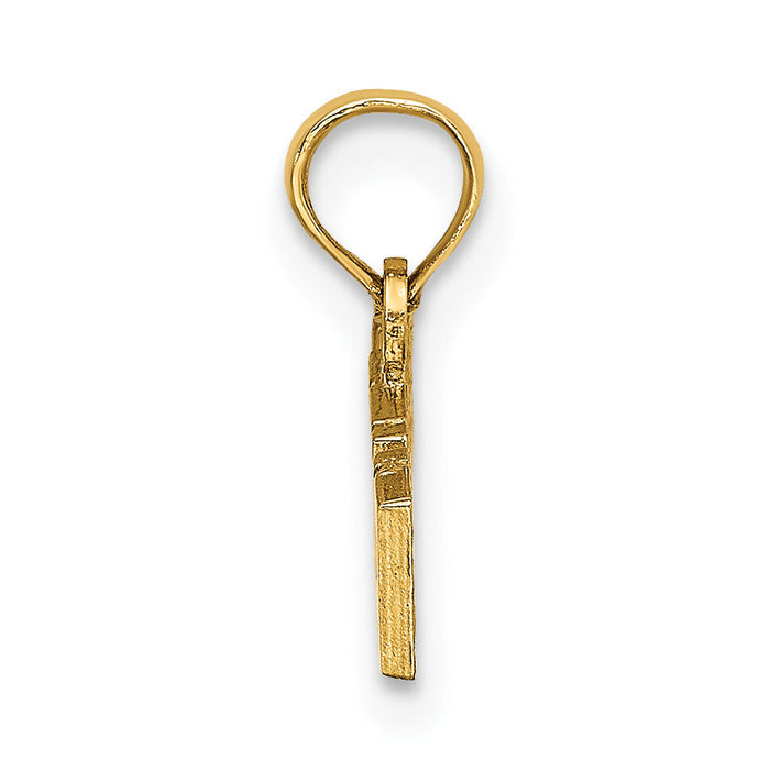 14k Polished ALASKA Charm-D4408