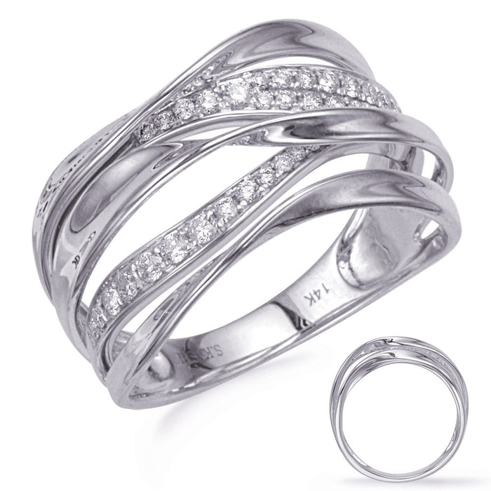 White Gold Diamond Fashion Ring