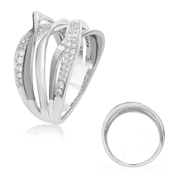 White Diamond Fashion Ring