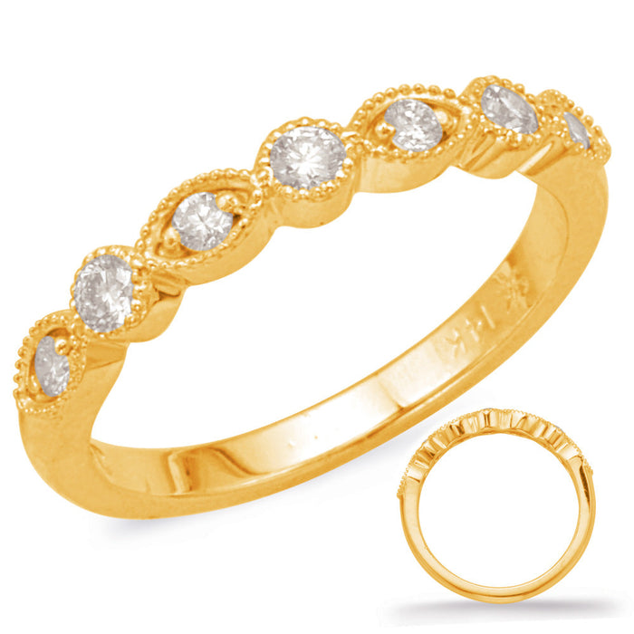 Yellow Gold Stackable Band