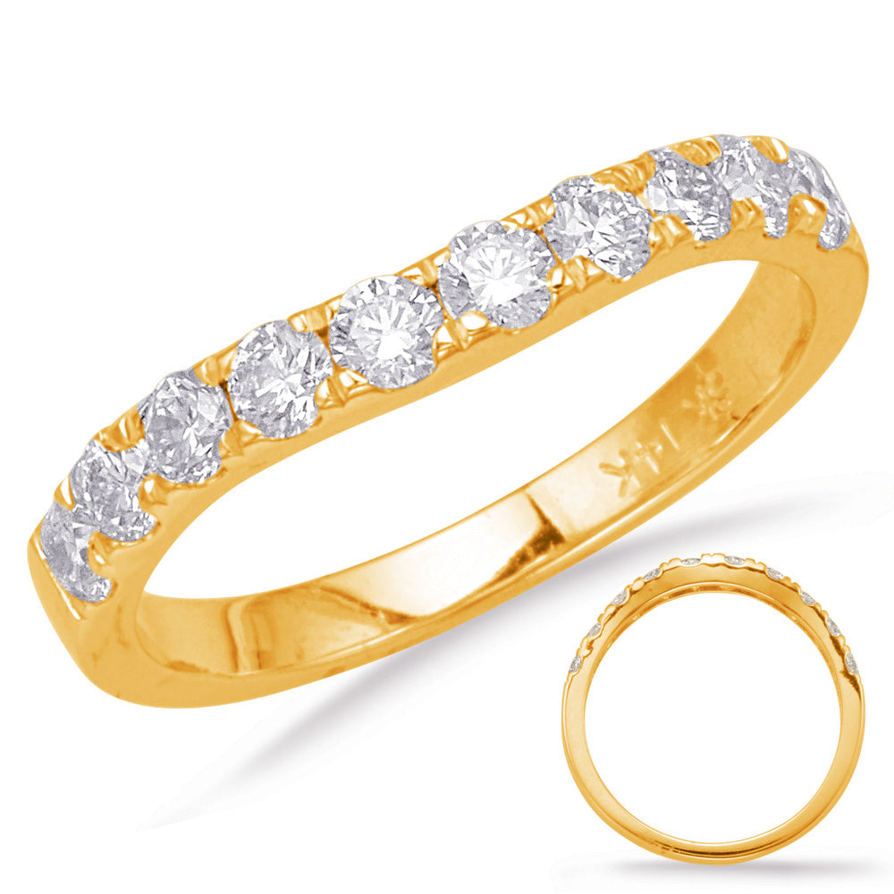 Yellow Gold Diamond Band